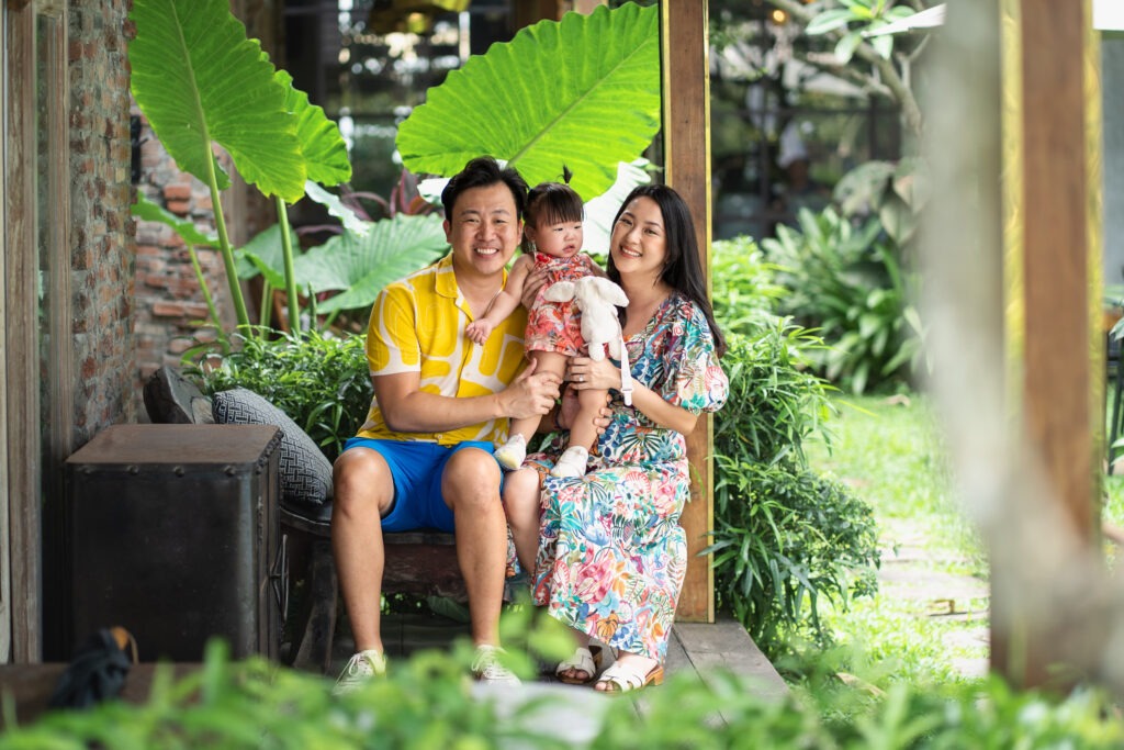 Family and friends gathering in Bali