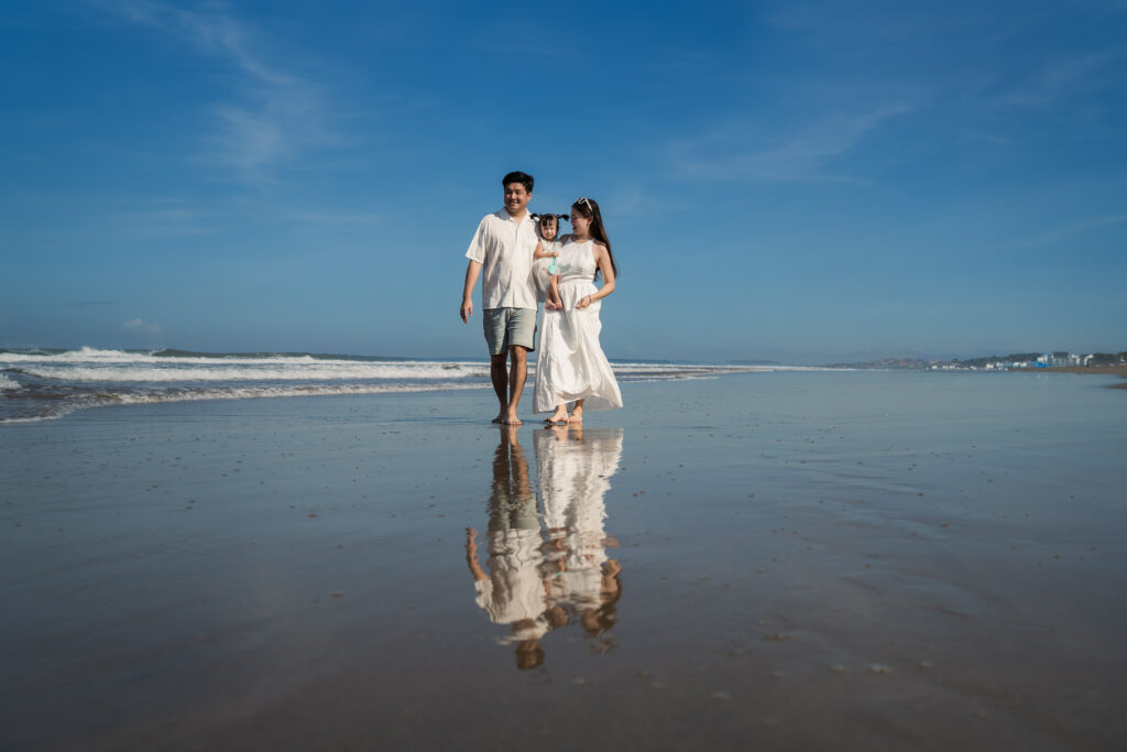 Bali Family Photoshoot at Petitenget Beach