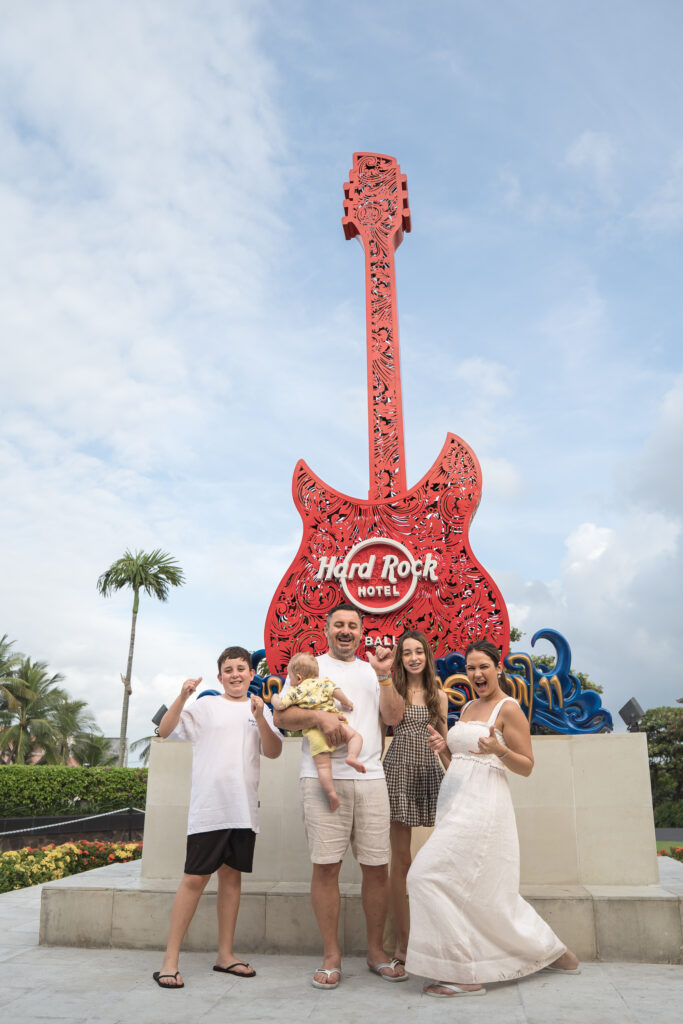 Bali Family Photoshoot at Hard Rock Bali Hotel