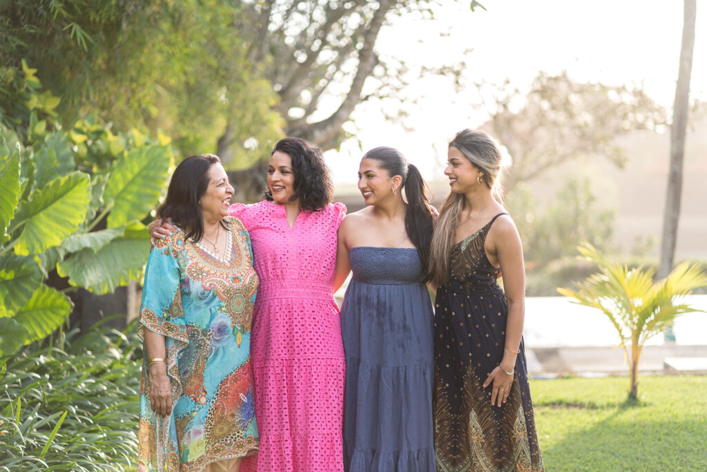 Family photoshoot at Villa Mary, Pantai Lima Estate