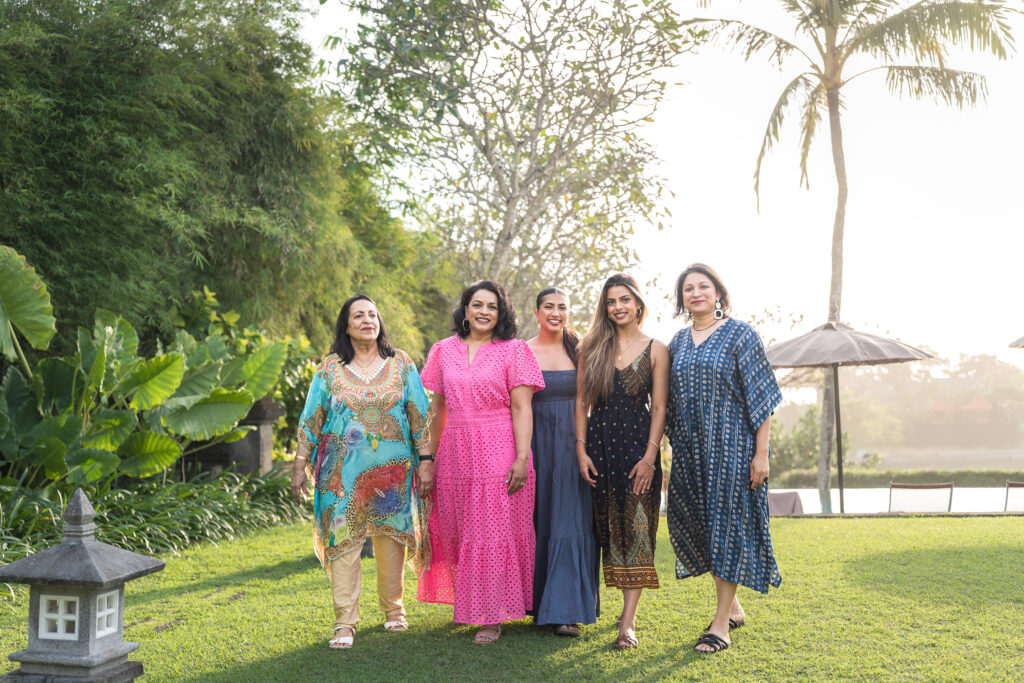 Family photoshoot at Villa Mary, Pantai Lima Estate